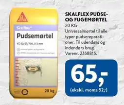 Davidsen SKALFLEX PUDSEOG FUGEMØRTEL tilbud
