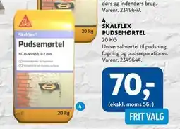 Davidsen SKALFLEX PUDSEMØRTEL tilbud