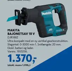 Davidsen MAKITA BAJONETSAV 18 V tilbud