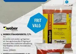 Davidsen WEBER STRANDMØRTEL 7,7% tilbud
