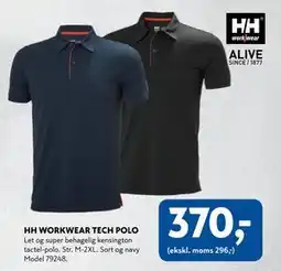 Davidsen HH WORKWEAR TECH POLO tilbud