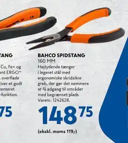 Davidsen BAHCO SPIDSTANG tilbud