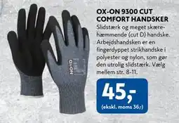 Davidsen OX-ON 9300 CUT COMFORT HANDSKER tilbud