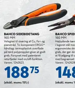 Davidsen BAHCO SIDEBIDETANG tilbud