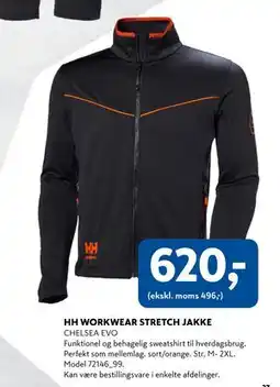 Davidsen HH WORKWEAR STRETCH JAKKE tilbud