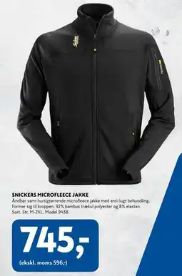 Davidsen SNICKERS MICROFLEECE JAKKE tilbud