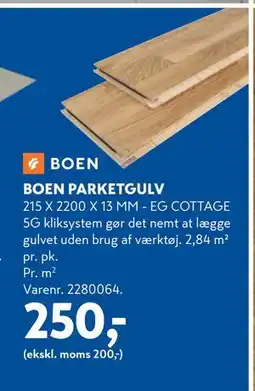 Davidsen BOEN PARKETGULV tilbud