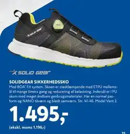 Davidsen SOLIDGEAR SIKKERHEDSSKO tilbud