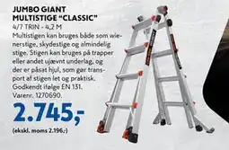 Davidsen JUMBO GIANT MULTISTIGE “CLASSIC” tilbud