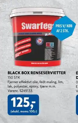 Davidsen BLACK BOX RENSESERVIETTER tilbud