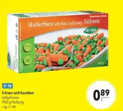 Citti Erbsen und Karotten tilbud