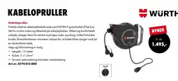 Würth Kabelopruller tilbud