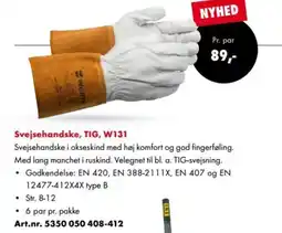 Würth Svejsehandske, TIG, W131 tilbud