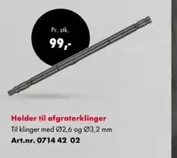 Würth Holder til afgraterklinger Til klinger med 02,6 og Ø3,2 mm Art.nr. 0714 42 02 tilbud