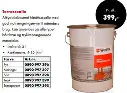 Würth Terrasseolie tilbud