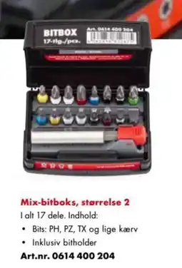Würth Mix-bitboks, størrelse 2 tilbud