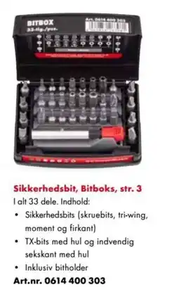 Würth Sikkerhedsbit, Bitboks, str. 3 tilbud