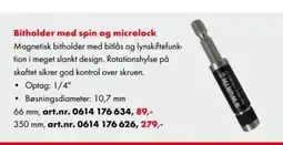 Würth Bitholder med spin og microlock tilbud