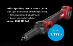 Würth Akku ligesliber, DGE25, 18,0-EC, FLEX tilbud