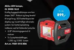 Würth Akku LED lampe, tilbud