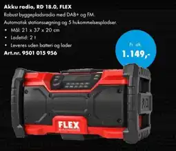 Würth Akku radio, RD 18.0, FLEX tilbud
