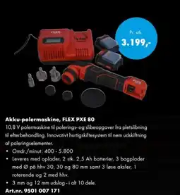 Würth Akku-polermaskine, FLEX PXE 80 tilbud