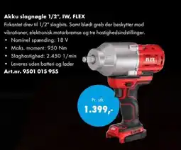 Würth Akku slagnøgle 1/2", IW, FLEX tilbud