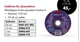 Würth Cubitron III, skæreskive tilbud