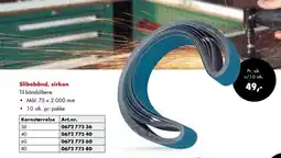 Würth Slibebånd, zirkon tilbud