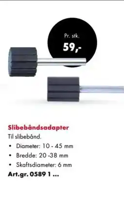 Würth Slibebåndsadapter tilbud