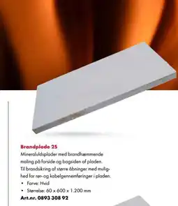 Würth Brandplade 25 tilbud
