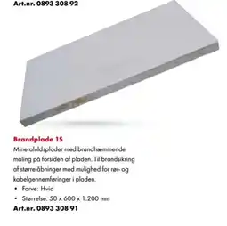 Würth Brandplade 15 tilbud