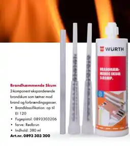 Würth Brandhæmmende Skum tilbud