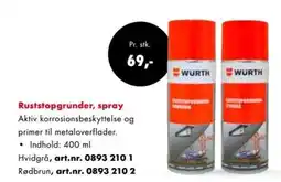 Würth Ruststopgrunder, spray tilbud