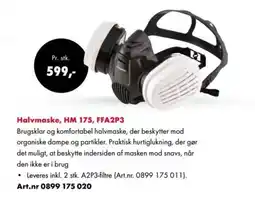 Würth Halvmaske, HM 175, FFA2P3 tilbud