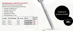 Würth Beklædningsskrue, ASSY Plus 4, Rustfri A4 tilbud