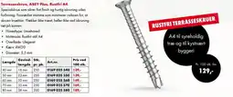 Würth Terrasseskrue, ASSY Plus, Rustfri A4 tilbud