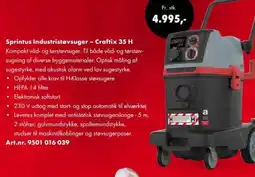 Würth Sprintus Industristøvsuger - Craftix 35 H tilbud