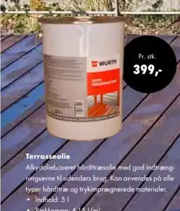 Würth Terrasseolie tilbud