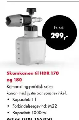 Würth Skumkanon til HDR 170 Kompakt og praktisk skum tilbud