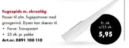 Würth Fugespids m. skruelåg tilbud