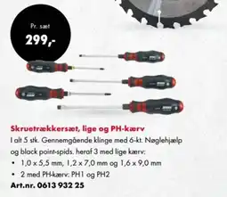 Würth Skruetrækkersæt, lige og PH-kærv tilbud
