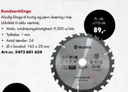 Würth Rundsavklinge tilbud