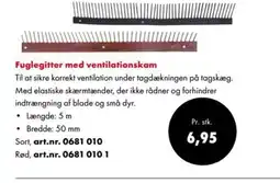 Würth Fuglegitter med ventilationskam tilbud