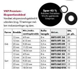 Würth VKP Premium- Ekspantionsbånd tilbud