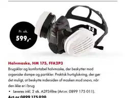 Würth Halvmaske, HM 175, FFA2P3 tilbud