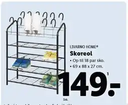Lidl Livarno Home Skoreol tilbud