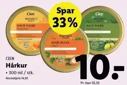 Lidl Cien Hårkur tilbud