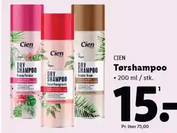 Lidl Cien Tørshampoo tilbud