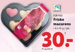 Lidl For You Friske macarons tilbud